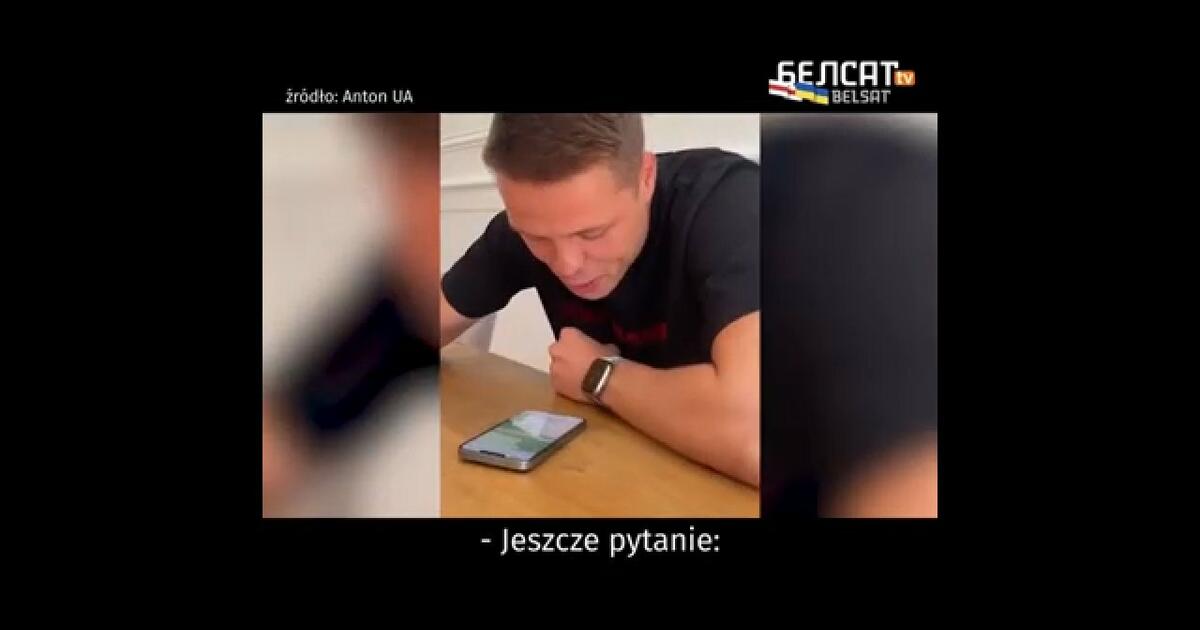 Ukraiński żołnierz dzwoni na rosyjski posterunek policji