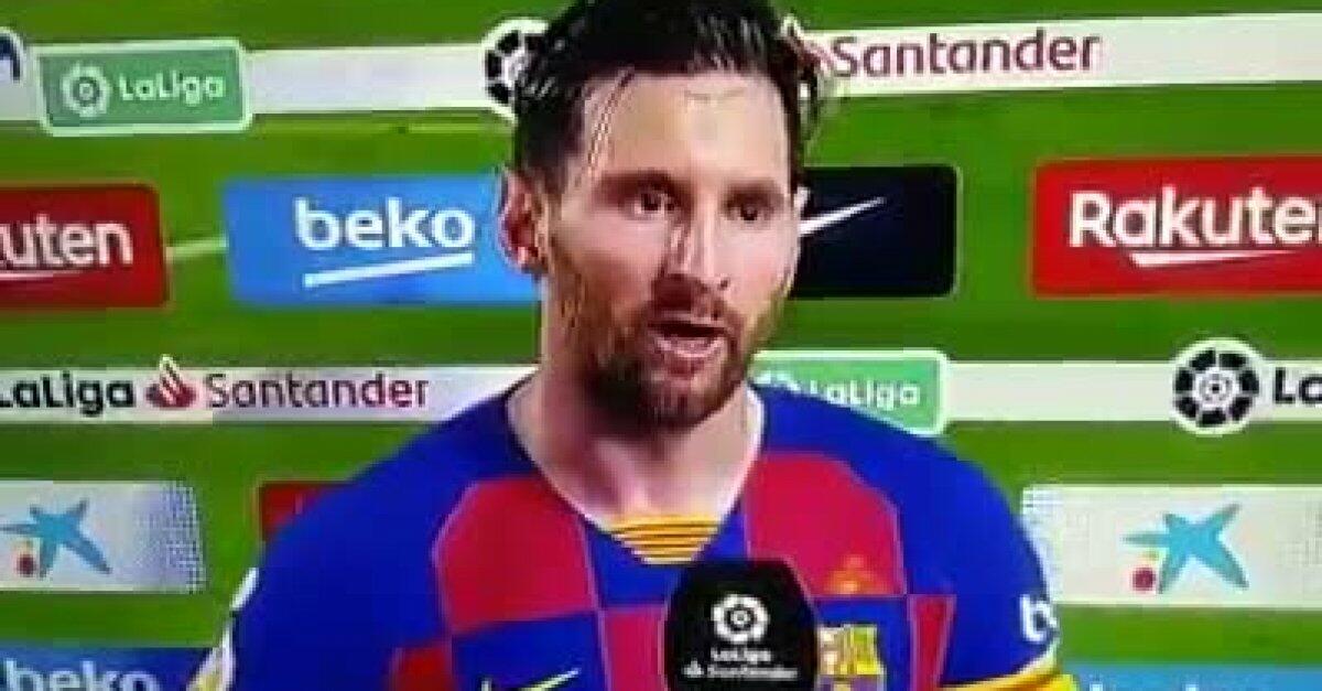 Leo Messi po meczy z Arabią Saudyjską