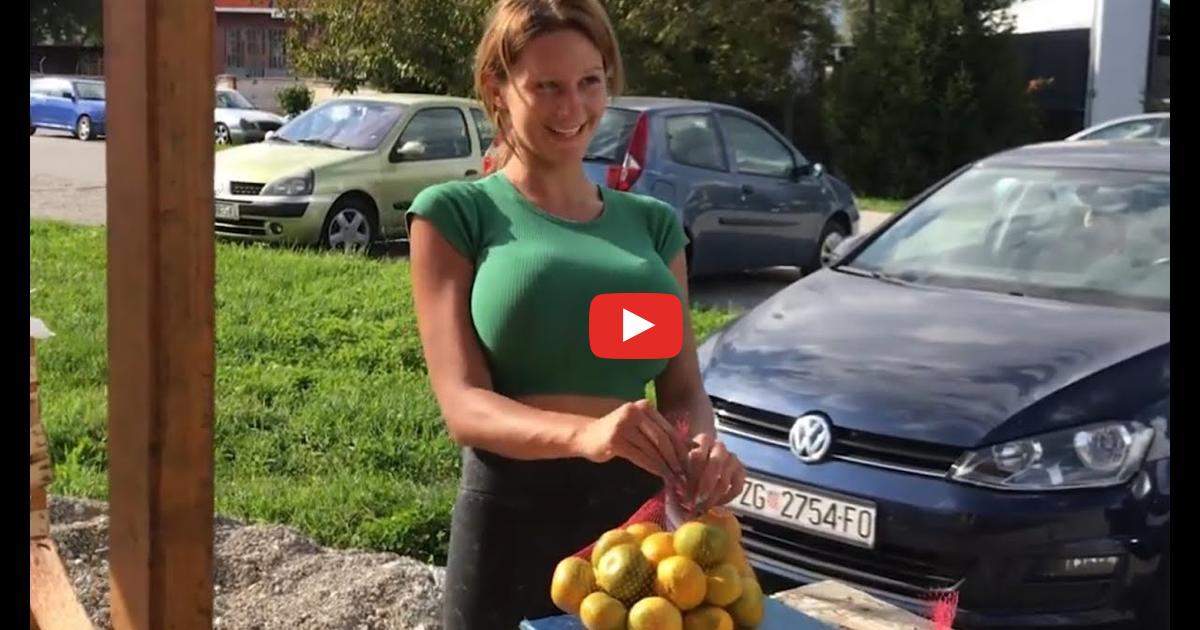 Najpopularniejszy sprzedawca mandarynek w Chorwacji