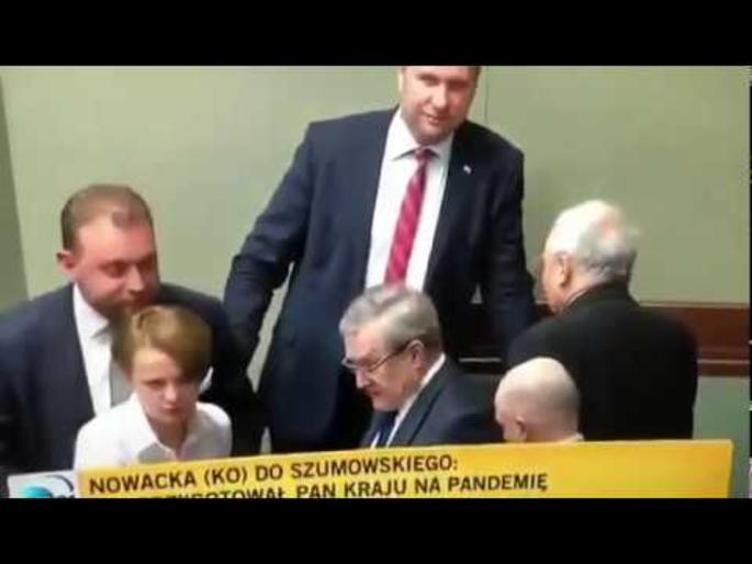 Minister Szumowski pijany w sejmie?
