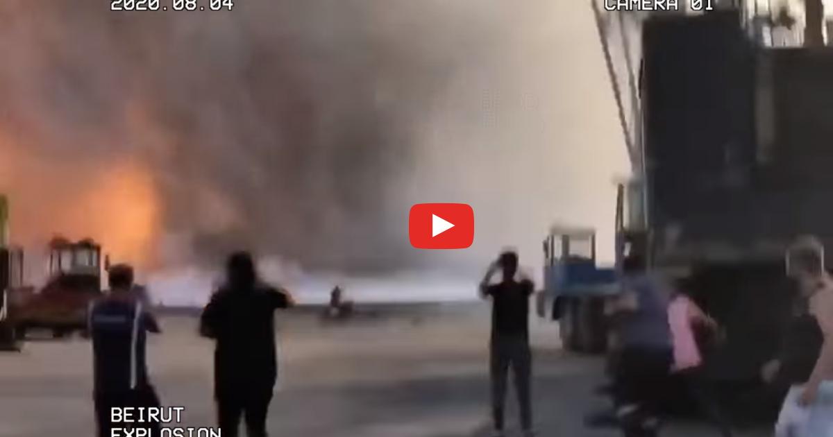 25 nowych wstrząsających filmików z wybuchu w Bejrucie