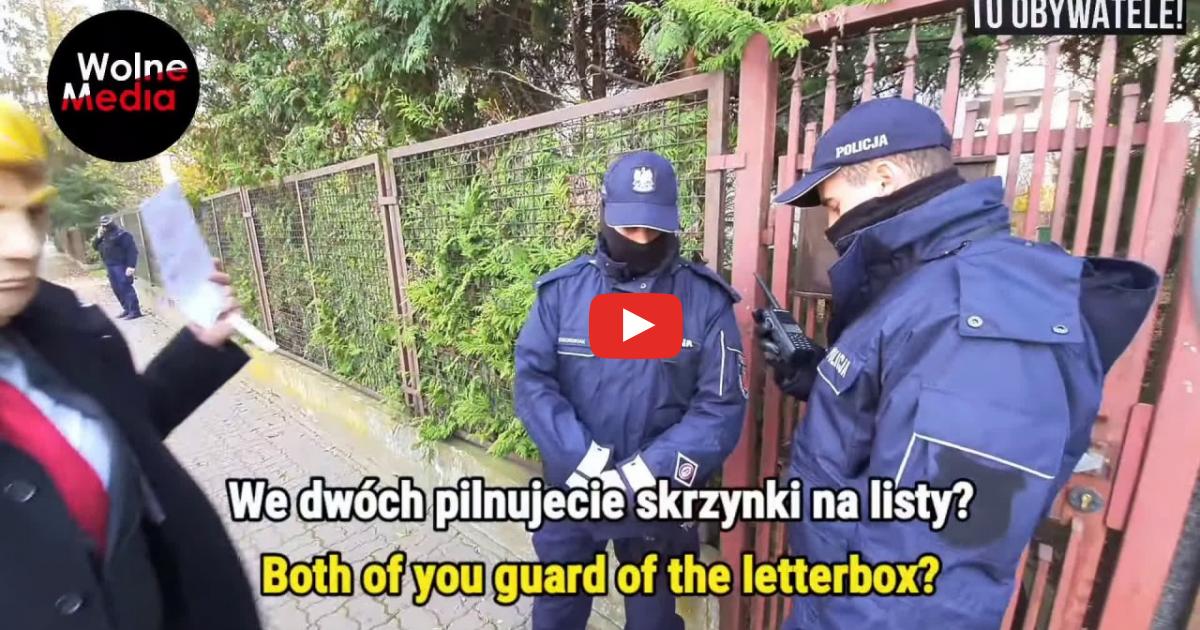 Policja chroni skrzynkę pocztową Kaczyńskiego