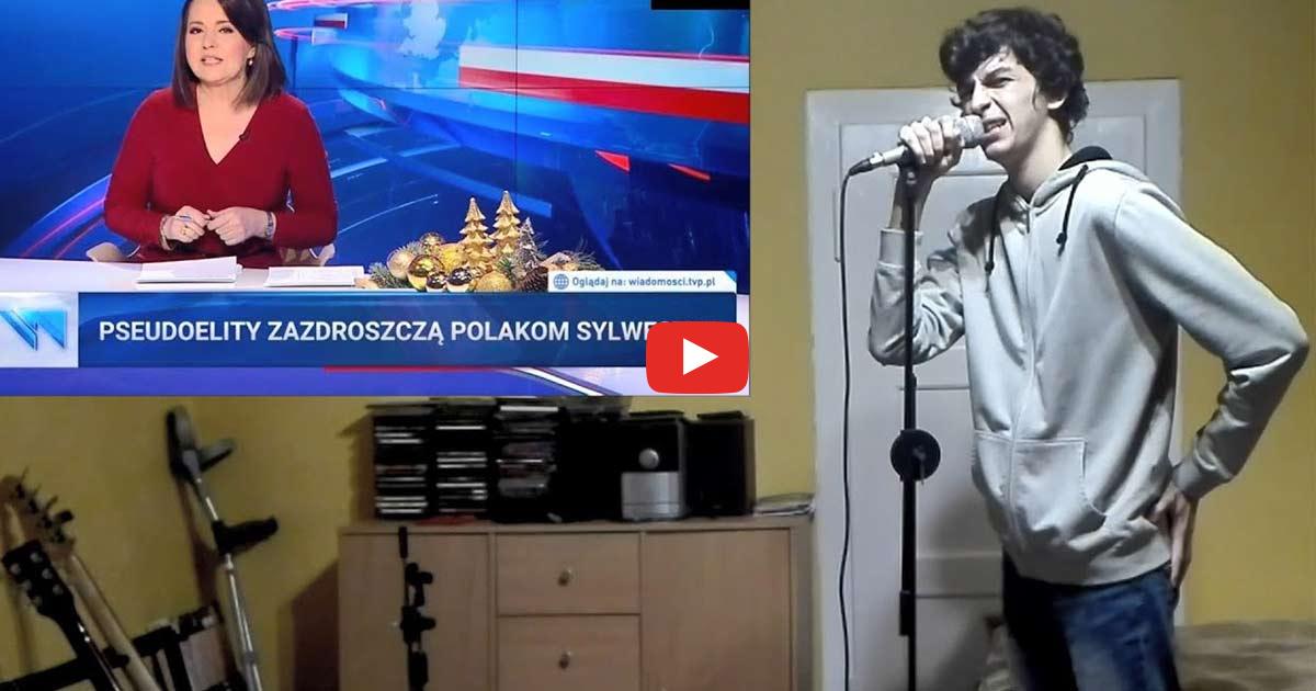 Gościu nagrał piosenke na podstawie pasków wiadomości TVP