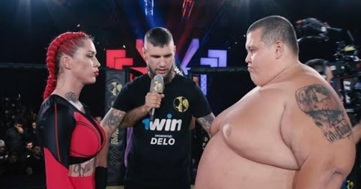 240-kilogramowy bloger kontra filigranowa zawodniczka MMA