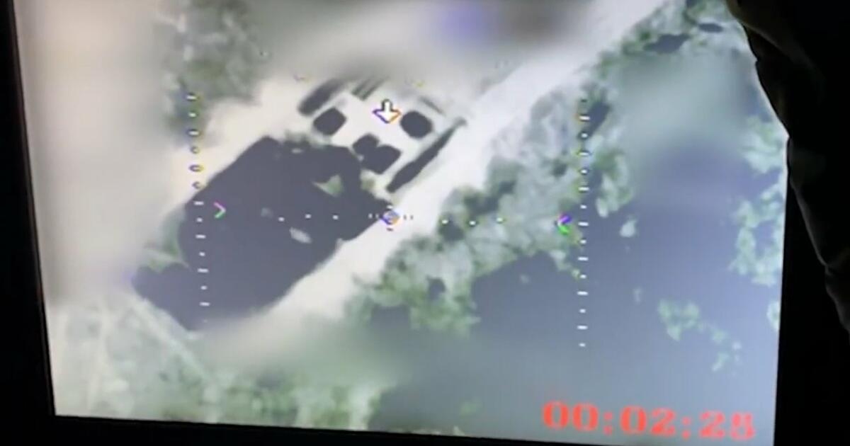 Ukraińskie drony zrzucające granaty RKG-1600 na rosyjskie ciężarówki
