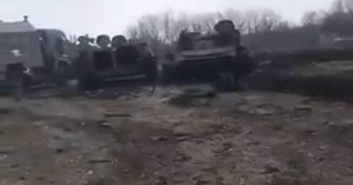 W Izyum wojska ukraińskie zlikwidowały kolumnę rosyjskich spadochroniarzy