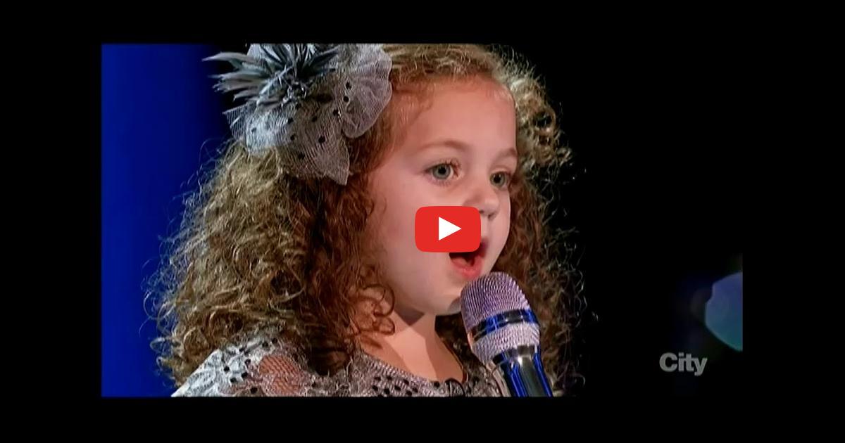 Jurorzy byli zszokowani wyborem piosenki tej 4-latki. Gdy zaczęła śpiewać byli w jeszcze większym szoku.