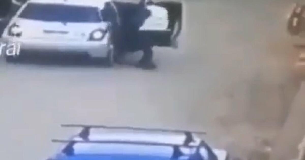 Kierowca wymierza sprawiedliwość, złodziejom kradnącym plecak z auta