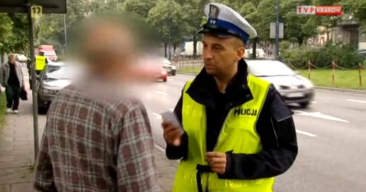 Typowy Janusz zatrzymany przez policję