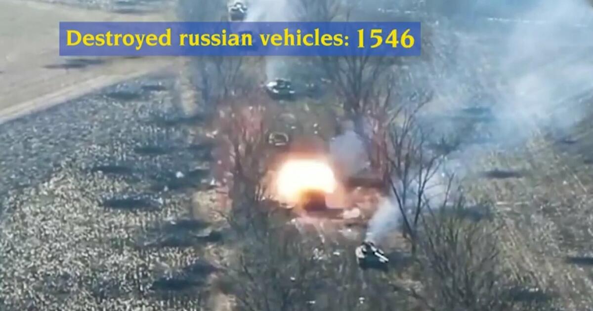 Filmik z okazji 5000 rozwalonego rosyjskiego czołgu